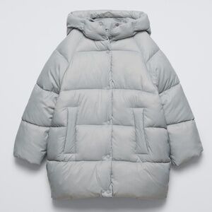 NWT ZARA KIDS SIZE 11-12  LONG PUFFER COAT